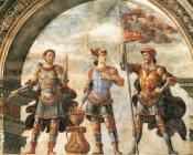 多梅尼科 基尔兰达约 : Decoration of the Sala del Gigli detail